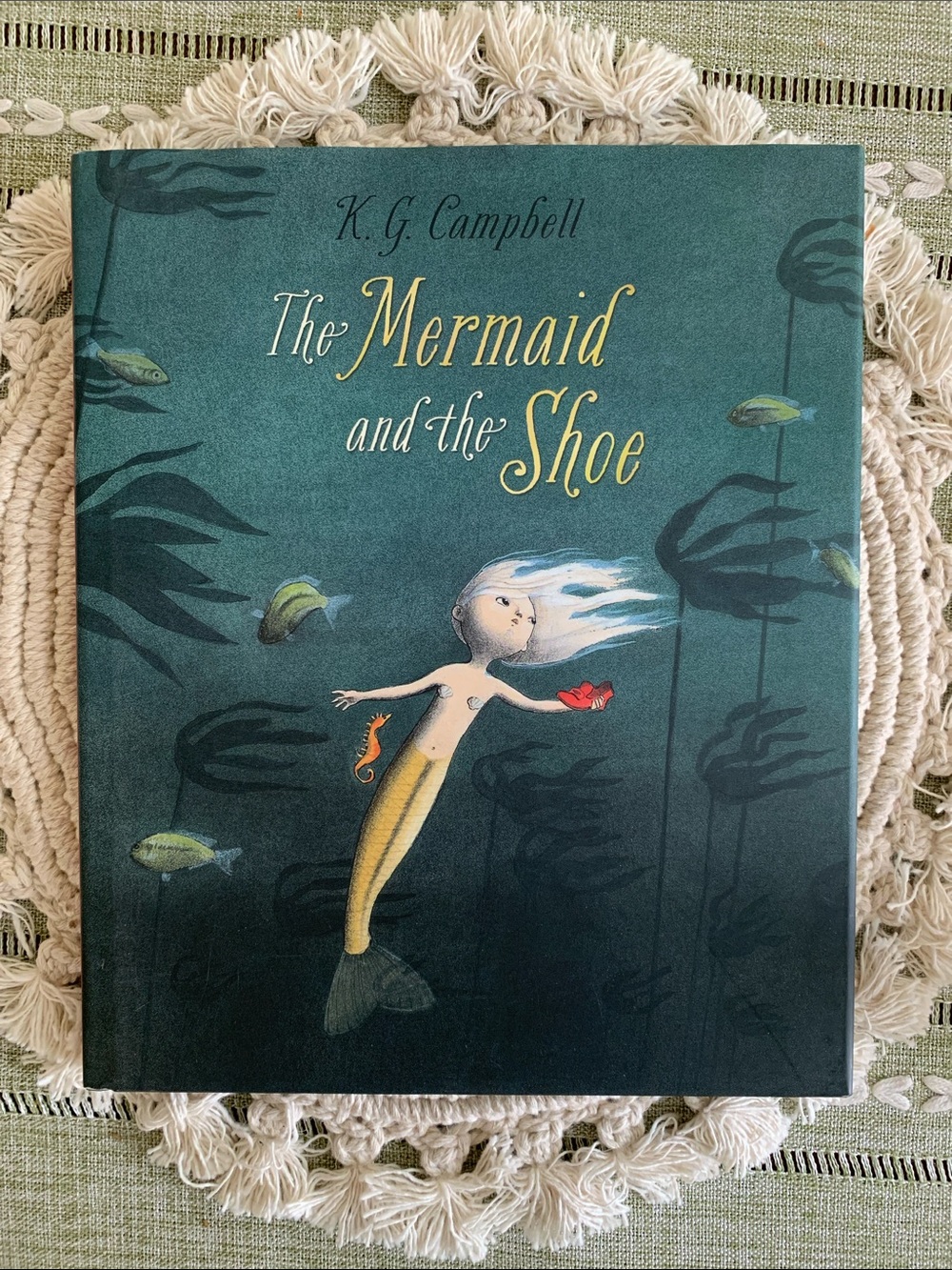 Kids Hardcover Book: The Mermaid and the Shoe
